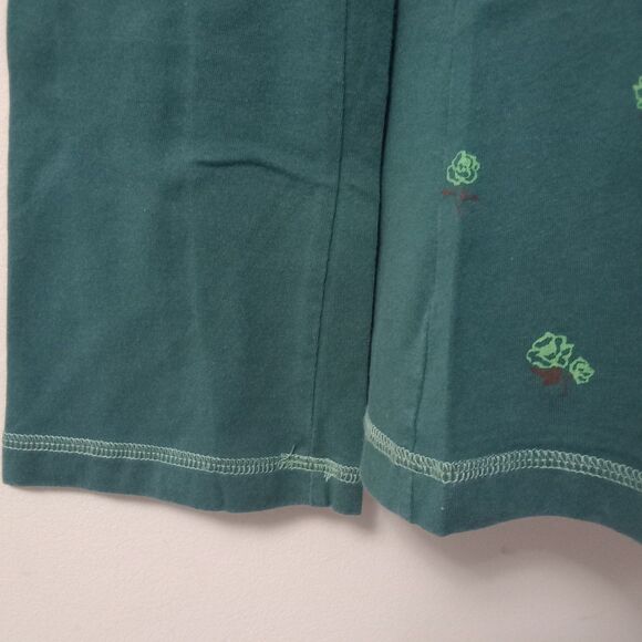 Bit & Bridle Green Horse Floral Western Equestrian n Print Long Sleeve T Size L - Picture 6 of 7